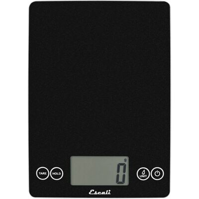 Escali - Arti Glass Digital Kitchen Scale - Black Obsidian Escali - Arti Glass Digital Kitchen Scale - Black Obsidian
