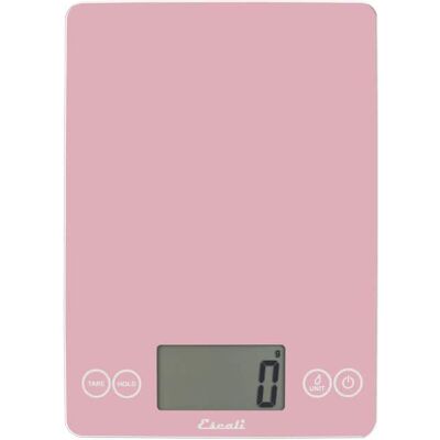 Escali - Arti Classic Glass Digital Scale, Pink - Classic Pink Escali - Arti Classic Glass Digital Scale, Pink - Classic Pink