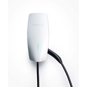 Tesla - Universal Wall Connector Level 2 Hardwired Electric Vehicle (EV) Charger – up to 48A– 24’ - White Tesla - Universal Wall Connector Level 2 Hardwired Electric Vehicle (EV) Charger – up to 48A– 24’ - White
