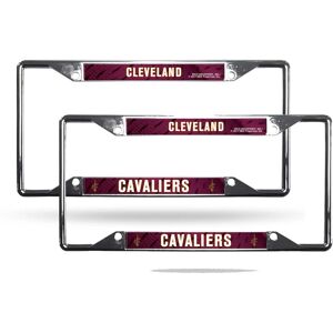 Rico Industries - Cleveland Cavaliers NBA Chrome EZ View License Plate Frame - Set of 2 Frames - Multi Rico Industries - Cleveland Cavaliers NBA Chrome EZ View License Plate Frame - Set of 2 Frames - Multi
