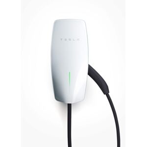 Tesla - Wall Connector Level 2 Hardwired Electric Vehicle (EV Charger) - up to 48A - 24' - White Tesla - Wall Connector Level 2 Hardwired Electric Vehicle (EV Charger) - up to 48A - 24' - White