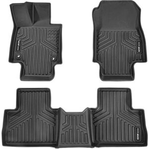 VEVOR - Automotive Floor Mats, Fits for Toyota RAV4 (Not for Hybrid or Prime) 2019-2024, 3 pcs Front and 2nd Row Liners - Black VEVOR - Automotive Floor Mats, Fits for Toyota RAV4 (Not for Hybrid or Prime) 2019-2024, 3 pcs Front and 2nd Row Liners - Black