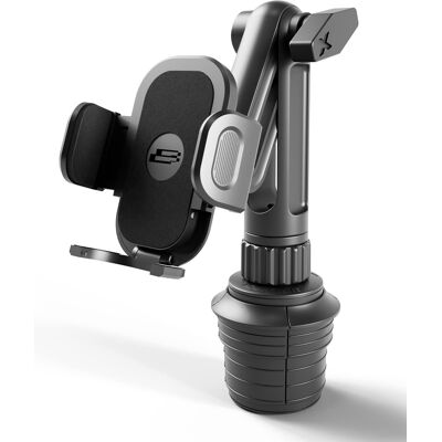 Bracketron - TripGrip Cup Holder Mount – Twist-to-Fit Base, Flexible Neck, One-Button Expansion - Black Bracketron - TripGrip Cup Holder Mount – Twist-to-Fit Base, Flexible Neck, One-Button Expansion - Black