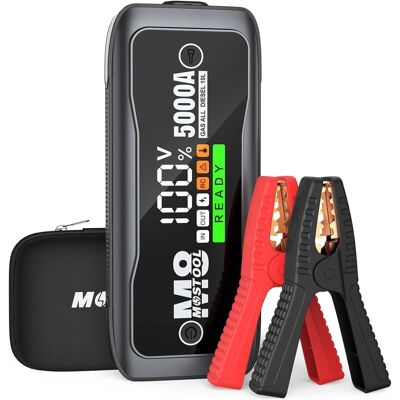 MOSTOOL - 5000A Peak Current Car Jump Starter with LCD Display and 20000mAh Battery MOSTOOL - 5000A Peak Current Car Jump Starter with LCD Display and 20000mAh Battery