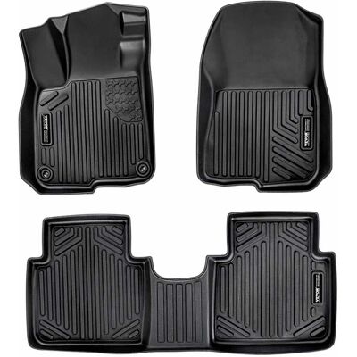 VEVOR - Automotive Floor Mats, Fits for Honda CR-V (Hybrid Models) 2017-2022, 3 pcs Front and 2nd Row Liners - Black VEVOR - Automotive Floor Mats, Fits for Honda CR-V (Hybrid Models) 2017-2022, 3 pcs Front and 2nd Row Liners - Black
