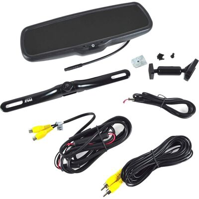 Pyle - Rearview Backup Parking Assist Camera & Display Monitor System Kit - Black Pyle - Rearview Backup Parking Assist Camera & Display Monitor System Kit - Black