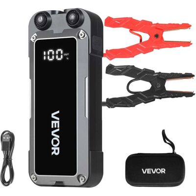 VEVOR - Jump Starter, 4000A Peak, Car Jumper Starter Battery Pack, 12V Portable Lithium Battery Booster, Jump Box Power Bank VEVOR - Jump Starter, 4000A Peak, Car Jumper Starter Battery Pack, 12V Portable Lithium Battery Booster, Jump Box Power Bank