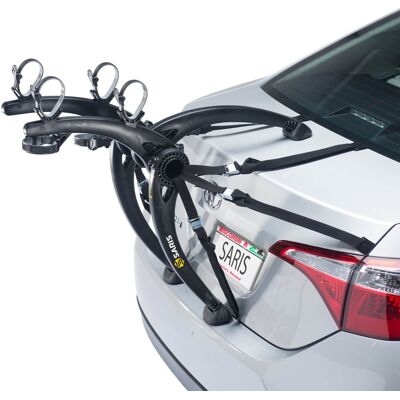 Saris - Bones Trunk Bike Rack Mount, Bike Rack for Car and SUV, 2 Bikes - Black Saris - Bones Trunk Bike Rack Mount, Bike Rack for Car and SUV, 2 Bikes - Black