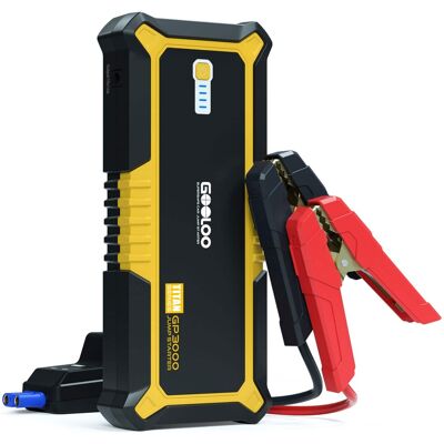 GOOLOO - GP3000 Jump Starter, 3000A for Diesel Engines, Safe Lithium Battery Booster, USB Quick Charge, Auto Battery Starter GOOLOO - GP3000 Jump Starter, 3000A for Diesel Engines, Safe Lithium Battery Booster, USB Quick Charge, Auto Battery Starter