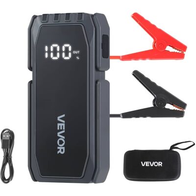 VEVOR - Jump Starter, 1500A Peak, Car Jumper Starter Battery Pack, 12V Portable Lithium Battery Booster, Jump Box Power Bank VEVOR - Jump Starter, 1500A Peak, Car Jumper Starter Battery Pack, 12V Portable Lithium Battery Booster, Jump Box Power Bank