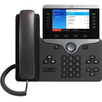 Cisco Systems Consumer Products - Cisco 8841 IP Phone - Corded - Corded - Wall Mountable - 5 x Total Line - VoIP - 5" LCD - Unified - Charcoal Cisco Systems Consumer Products - Cisco 8841 IP Phone - Corded - Corded - Wall Mountable - 5 x Total Line - VoIP - 5" LCD - Unified - Charcoal