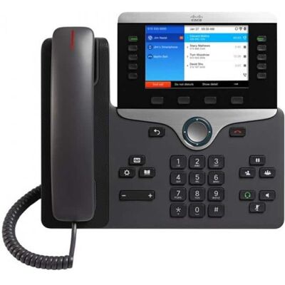 Cisco Systems Consumer Products - Cisco 8861 IP Phone - Corded/Cordless - Corded - Bluetooth - Wall Mountable, Desktop - 5 x Total Line - VoIP - Black Cisco Systems Consumer Products - Cisco 8861 IP Phone - Corded/Cordless - Corded - Bluetooth - Wall Mountable, Desktop - 5 x Total Line - VoIP - Black