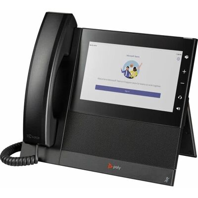 HP - Poly CCX 600 Business Media Phone for Microsoft Teams and PoE-enabled GSA/TAA - 24 x Total Line - VoIP - 7" LCD - IEEE - Black HP - Poly CCX 600 Business Media Phone for Microsoft Teams and PoE-enabled GSA/TAA - 24 x Total Line - VoIP - 7" LCD - IEEE - Black