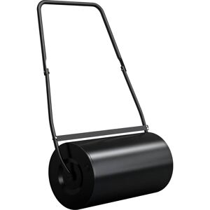Outsunny - 46L Lawn Roller, Push/Tow Behind Sod Roller with U Shaped Handle, Water Filled Yard Roller for Garden, Lawn, Backyard - Black Outsunny - 46L Lawn Roller, Push/Tow Behind Sod Roller with U Shaped Handle, Water Filled Yard Roller for Garden, Lawn, Backyard - Black