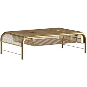 Martha Stewart - Ryder Premium Monitor Stand With Storage - Gold Martha Stewart - Ryder Premium Monitor Stand With Storage - Gold