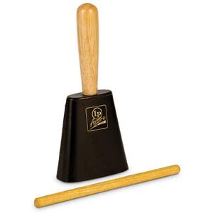 Latin Percussion - 8 Inch EZ Grip Cowbell with Handle Black Finish Latin Percussion - 8 Inch EZ Grip Cowbell with Handle Black Finish