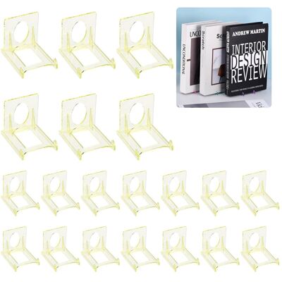 Unique Bargains - 20pcs Book Display Stands, 2" Adjustable Display Holder Mini Clear Easel Collector Stand for Comics, Magazines, DVDs Unique Bargains - 20pcs Book Display Stands, 2" Adjustable Display Holder Mini Clear Easel Collector Stand for Comics, Magazines, DVDs