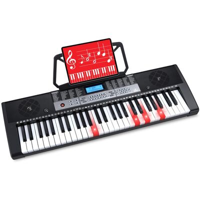 Best Choice Products - 54-Key Beginners Electronic Keyboard Piano Set w/ LCD Screen, Lighted Keys, 3-Teaching Modes - Black Best Choice Products - 54-Key Beginners Electronic Keyboard Piano Set w/ LCD Screen, Lighted Keys, 3-Teaching Modes - Black