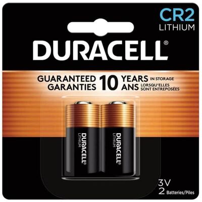 Duracell - CR2B2PK 3V CR2 Specialty High-Power Lithium Batteries (2/Pack) Duracell - CR2B2PK 3V CR2 Specialty High-Power Lithium Batteries (2/Pack)