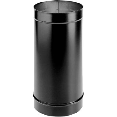 DuraVent - DuraBlack 6DBK-12 6 Inch Steel Single Wall Interior Stove Pipe, Black DuraVent - DuraBlack 6DBK-12 6 Inch Steel Single Wall Interior Stove Pipe, Black