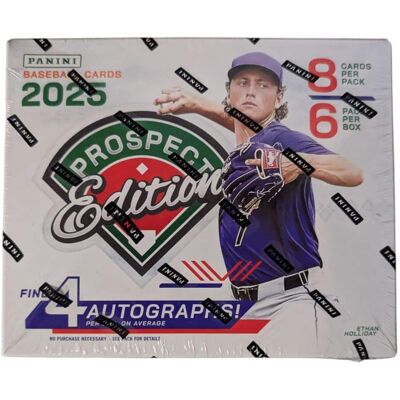 2025 Panini Prospect Edition Baseball Hobby Box 2025 Panini Prospect Edition Baseball Hobby Box