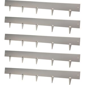 Kings County Tools - Corten Steel Landscape Edging Border 5-Pack of 39.4 x 6.25in Cor-Ten Metal Garden Edging Border No Dig Hammer-in Trim Kings County Tools - Corten Steel Landscape Edging Border 5-Pack of 39.4 x 6.25in Cor-Ten Metal Garden Edging Border No Dig Hammer-in Trim