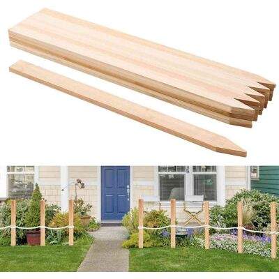 VEVOR - Wooden Garden Stakes, 25 Pcs 36 x 0.5 x1.5 in Survey Grading Stakes, Garden Ground Stake with Sharp Point - Natural wood color VEVOR - Wooden Garden Stakes, 25 Pcs 36 x 0.5 x1.5 in Survey Grading Stakes, Garden Ground Stake with Sharp Point - Natural wood color