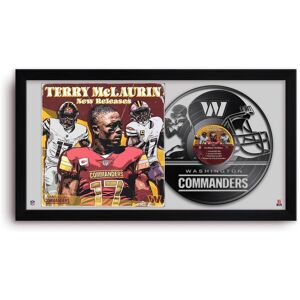 Sporticulture - Terry McLaurin Washington Commanders 14" x 26" Framed Art Vinyl Album Print - Black Sporticulture - Terry McLaurin Washington Commanders 14" x 26" Framed Art Vinyl Album Print - Black