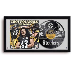 Sporticulture - Troy Polamalu Pittsburgh Steelers 14" x 26" Framed Art Vinyl Album Print - Black Sporticulture - Troy Polamalu Pittsburgh Steelers 14" x 26" Framed Art Vinyl Album Print - Black