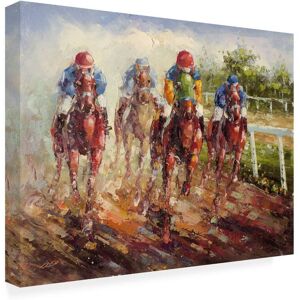 Trademark Fine Art - Rio 'Kentucky Derby' Canvas Art - Multicolor Trademark Fine Art - Rio 'Kentucky Derby' Canvas Art - Multicolor