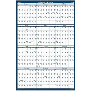 House of Doolittle - Recycled Poster Style Reversible Erasable Yearly Wall Calendar 12 Month January 2026 to December 2026 House of Doolittle - Recycled Poster Style Reversible Erasable Yearly Wall Calendar 12 Month January 2026 to December 2026
