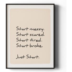HOMLUX - 1 Piece Framed Motivational Positive Affirmation Wall Art Canvas Print Inspirational Wall Decor 36 in. x 24 in - Multi-Colored HOMLUX - 1 Piece Framed Motivational Positive Affirmation Wall Art Canvas Print Inspirational Wall Decor 36 in. x 24 in - Multi-Colored
