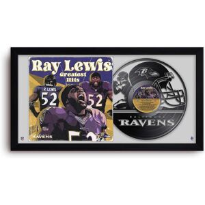Sporticulture - Ray Lewis Baltimore Ravens 14" x 26" Framed Art Vinyl Album Print - Black Sporticulture - Ray Lewis Baltimore Ravens 14" x 26" Framed Art Vinyl Album Print - Black