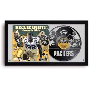 Sporticulture - Reggie White Green Bay Packers 14" x 26" Framed Art Vinyl Album Print - Black Sporticulture - Reggie White Green Bay Packers 14" x 26" Framed Art Vinyl Album Print - Black