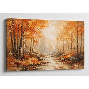 FC Design - Large Canvas 24x36" Autumn Forest Orange Trees Nature Art Painting Home Wall Décor - MultiColor FC Design - Large Canvas 24x36" Autumn Forest Orange Trees Nature Art Painting Home Wall Décor - MultiColor