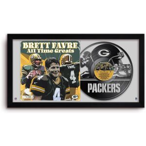 Sporticulture - Brett Favre Green Bay Packers 14" x 26" Framed Art Vinyl Album Print - Black Sporticulture - Brett Favre Green Bay Packers 14" x 26" Framed Art Vinyl Album Print - Black