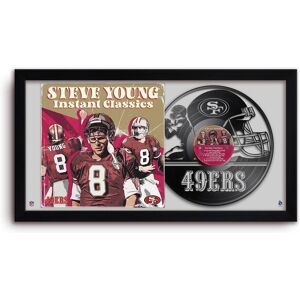 Sporticulture - Steve Young San Francisco 49ers 14" x 26" Framed Art Vinyl Album Print - Black Sporticulture - Steve Young San Francisco 49ers 14" x 26" Framed Art Vinyl Album Print - Black