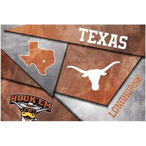 Indigo Falls - Texas Longhorns 16" x 24" Mosaic Poster - White Indigo Falls - Texas Longhorns 16" x 24" Mosaic Poster - White