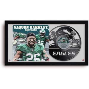 Sporticulture - Saquon Barkley Philadelphia Eagles 14" x 26" Framed Art Vinyl Album Print - Black Sporticulture - Saquon Barkley Philadelphia Eagles 14" x 26" Framed Art Vinyl Album Print - Black
