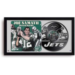 Sporticulture - Joe Namath 14" x 26" Framed Art Vinyl Album Print - Black Sporticulture - Joe Namath 14" x 26" Framed Art Vinyl Album Print - Black