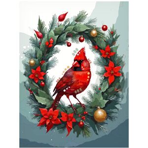 Trademark Fine Art - Dean Russo- Evolution Collection Christmas Cardinal Canvas Art - 18x24 - Multicolor Trademark Fine Art - Dean Russo- Evolution Collection Christmas Cardinal Canvas Art - 18x24 - Multicolor