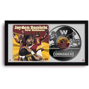 Sporticulture - Jayden Daniels Washington Commanders 14" x 26" Framed Art Vinyl Album Print - Black Sporticulture - Jayden Daniels Washington Commanders 14" x 26" Framed Art Vinyl Album Print - Black