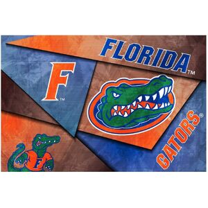 Indigo Falls - Florida Gators 16" x 24" Mosaic Poster - White Indigo Falls - Florida Gators 16" x 24" Mosaic Poster - White