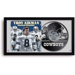 Sporticulture - Troy Aikman Dallas Cowboys 14" x 26" Framed Art Vinyl Album Print - Black Sporticulture - Troy Aikman Dallas Cowboys 14" x 26" Framed Art Vinyl Album Print - Black