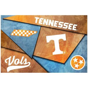 Indigo Falls - Tennessee Volunteers 16" x 24" Mosaic Poster - White Indigo Falls - Tennessee Volunteers 16" x 24" Mosaic Poster - White