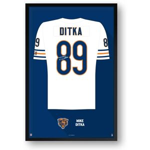 Sporticulture - Mike Ditka Chicago Bears Framed 14" x 20" Retired Jersey Art Print - Multicolor Sporticulture - Mike Ditka Chicago Bears Framed 14" x 20" Retired Jersey Art Print - Multicolor