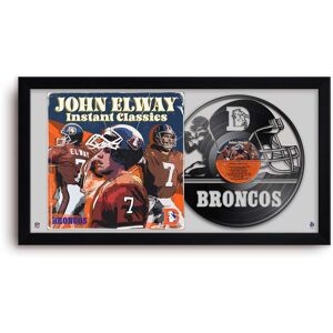 Sporticulture - John Elway 14" x 26" Framed Art Vinyl Album Print - Black Sporticulture - John Elway 14" x 26" Framed Art Vinyl Album Print - Black