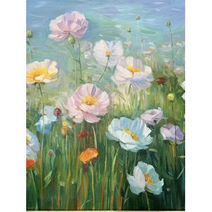 NIMO - Colorful floral framed canvas wall art, multi-colored botanical art prints, suitable for living room,bedrooms ,22X20inch - Multicolor NIMO - Colorful floral framed canvas wall art, multi-colored botanical art prints, suitable for living room,bedrooms ,22X20inch - Multicolor
