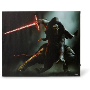 Star Wars - Illuminated Canvas Art - 23.9”x19.9” - Kylo Ren - Black Star Wars - Illuminated Canvas Art - 23.9”x19.9” - Kylo Ren - Black