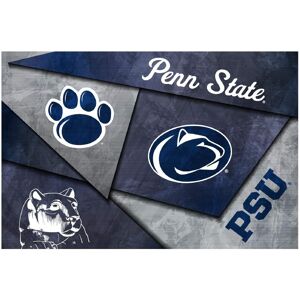 Indigo Falls - Penn State Nittany Lions 16" x 24" Mosaic Poster - White Indigo Falls - Penn State Nittany Lions 16" x 24" Mosaic Poster - White